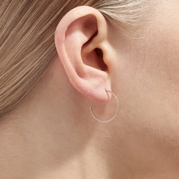 Diamond S Earring 02^Shihara Clearance