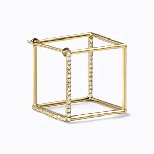 Diamond Square Earring 15 (02)^Shihara Hot