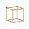 Diamond Square Earring 15 (03)^Shihara Clearance