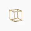 Diamond Square Earring 10 (01)^Shihara New