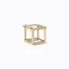 Diamond Square Earring 7 (03)^Shihara Clearance