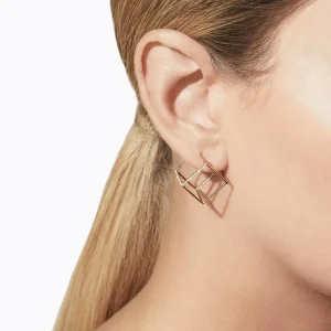 Diamond Square Earring 15 (02)^Shihara Hot