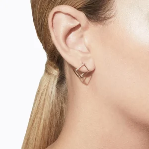 Diamond Square Earring 10 (01)^Shihara New
