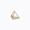 Diamond Triangle Earring 10 (03)^Shihara Outlet