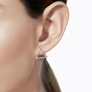 Diamond Triangle Earring 15 (03)^Shihara Clearance