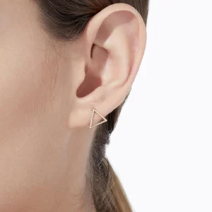 Diamond Triangle Earring 10 (01)^Shihara New