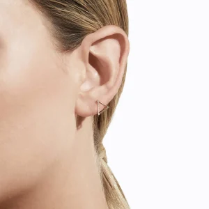 Diamond Triangle Earring 10 (01)^Shihara New