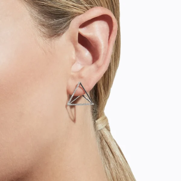 Diamond Triangle Earring 20 (03)^Shihara Hot
