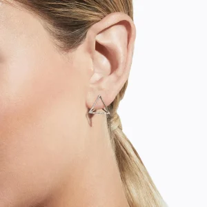 Diamond Triangle Earring 15 (03)^Shihara Clearance