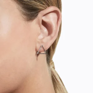 Diamond Triangle Earring 15 (02)^Shihara Hot
