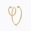 Diamond Twist Curl Earring 03 R^Shihara Discount
