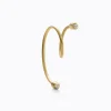 Diamond Twist Curl Earring 02 L^Shihara Fashion