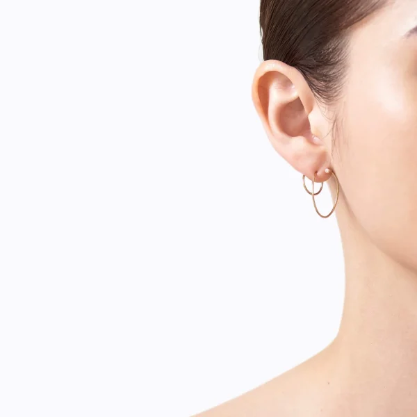 Diamond Twist Curl Earring 03 L^Shihara Fashion