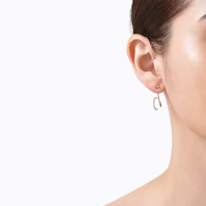 Diamond Twist Curl Earring 02 L^Shihara Fashion