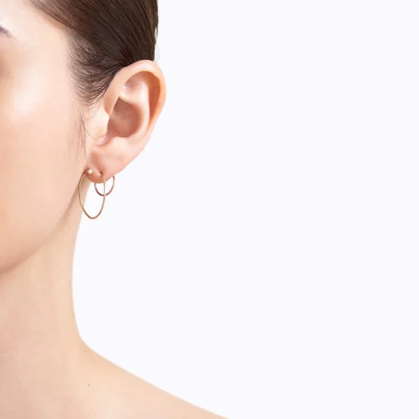 Diamond Twist Curl Earring 03 R^Shihara Discount