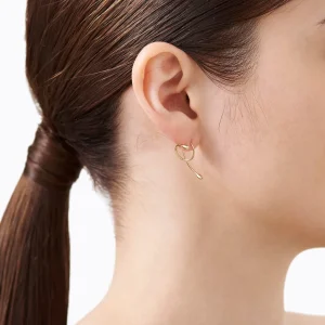 Diamond Twist Curl Earring 02 R^Shihara Discount