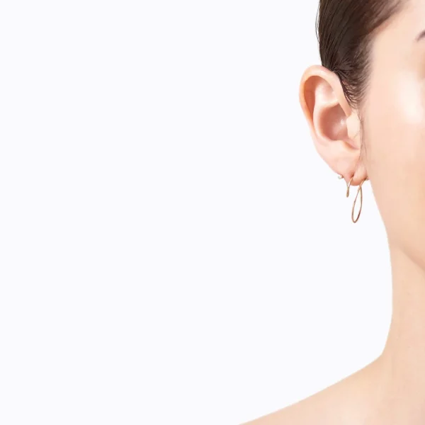 Diamond Twist Curl Earring 03 R^Shihara Discount