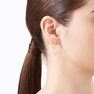 Diamond Twist Curl Earring 03 R^Shihara Discount