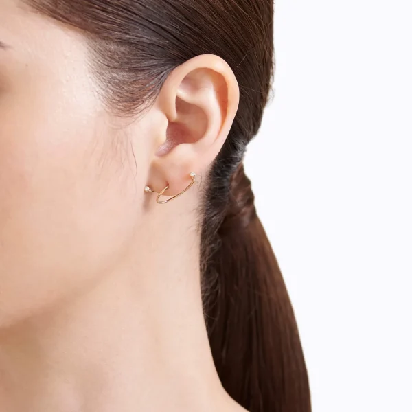 Diamond Twist Curl Earring 02 L^Shihara Fashion