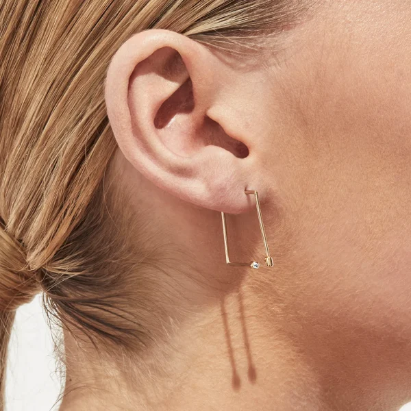 Diamond Twist Earring 06^Shihara Fashion