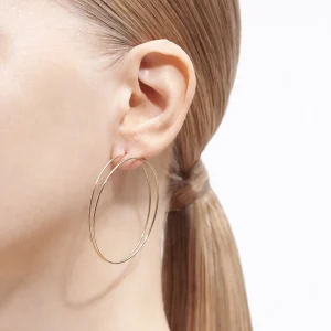 Double Hoop Earring 50^Shihara New
