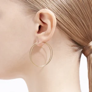 Double Hoop Earring 40^Shihara Outlet