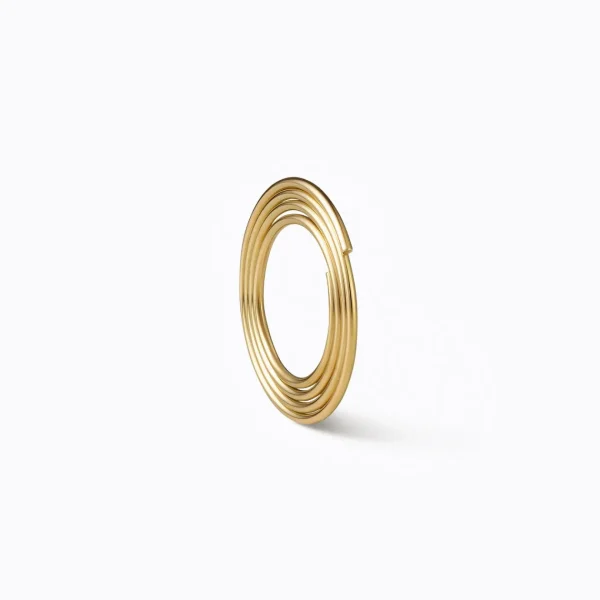 Flat Hoop Earring 01^Shihara Online