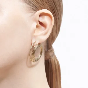 Flat Hoop Earring 03^Shihara Sale