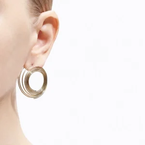 Flat Hoop Earring 03^Shihara Sale