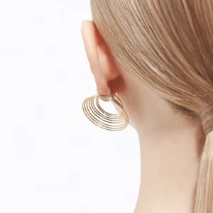 Flat Hoop Earring 03^Shihara Sale