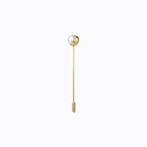 Half Pearl Brooch Pin 45°^Shihara Online