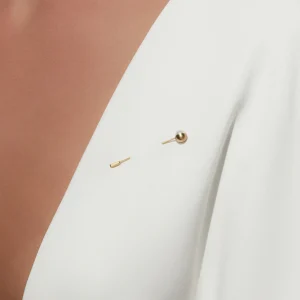 Half Pearl Brooch Pin 90°^Shihara Discount