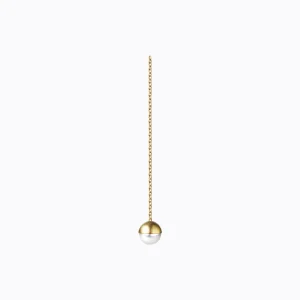 Half Pearl Chain Earring 0°^Shihara New