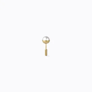 Half Pearl Earring 0°^Shihara Hot