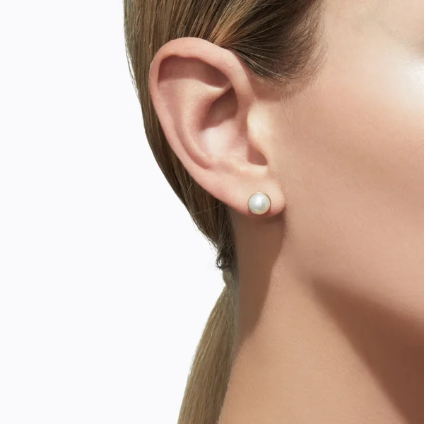 Half Pearl Earring 0°^Shihara Hot