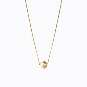 Half Pearl Necklace 90°^Shihara Hot