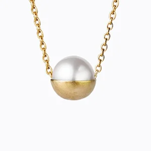 Half Pearl Necklace 0°^Shihara Fashion