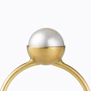 Half Pearl Ring 0°^Shihara Discount