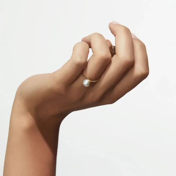 Half Pearl Ring 45°^Shihara Outlet