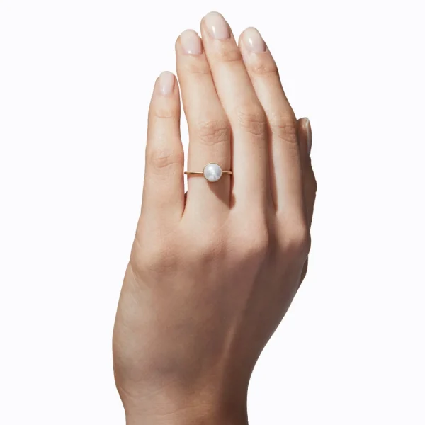 Half Pearl Ring 0°^Shihara Discount