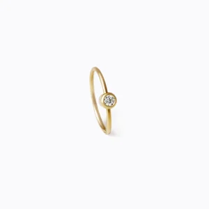 One-Stone Hoop Earring 01^Shihara Discount