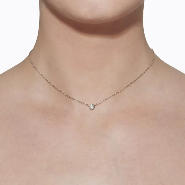 One-Stone Necklace 02^Shihara Online