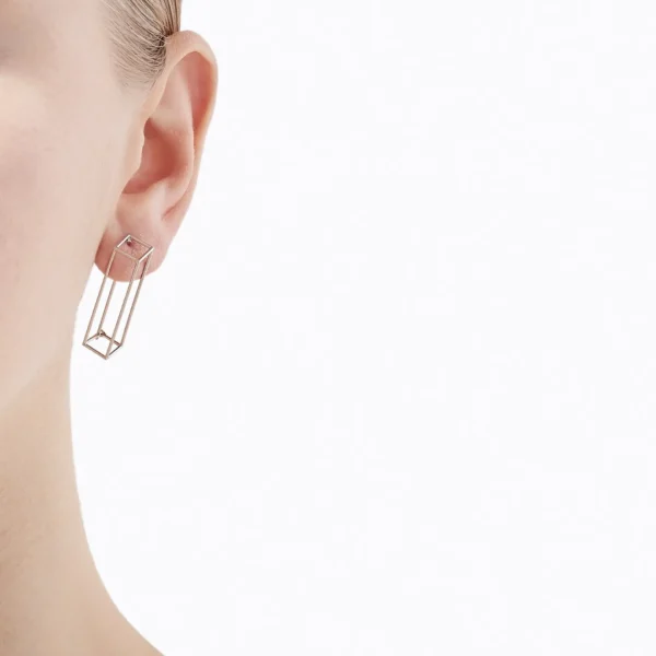 Rectangle Earring 30^Shihara Clearance