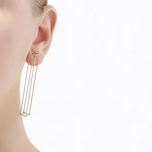Rectangle Earring 60^Shihara Fashion