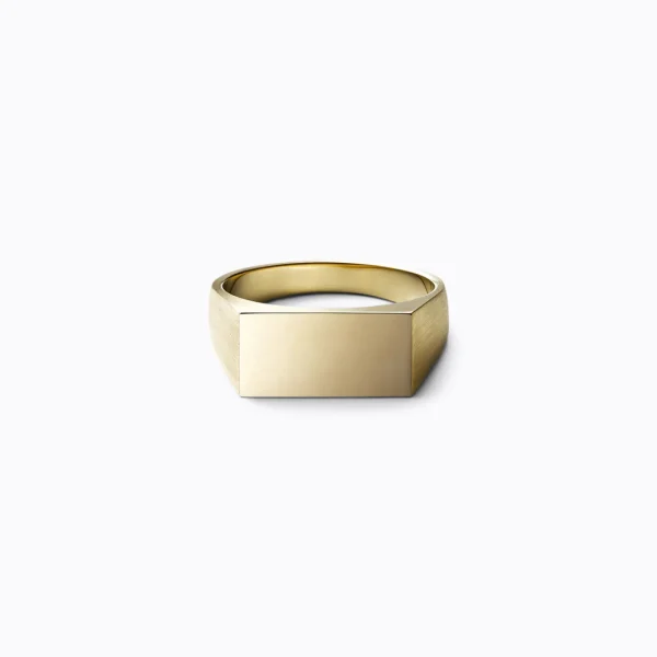 Signet Rectangle Ring L^Shihara Outlet