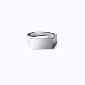 Signet Rectangle Ring L^Shihara Outlet