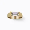 Single Baguette DiamondSignet Ring^Shihara Clearance