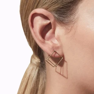 Square Earring 15^Shihara New