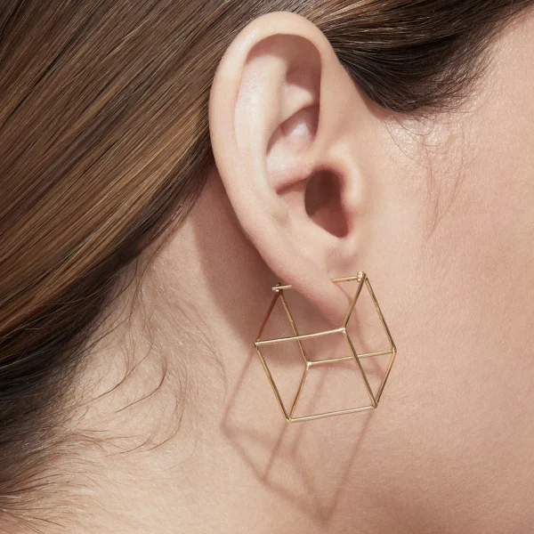 Square Earring 20^Shihara Fashion