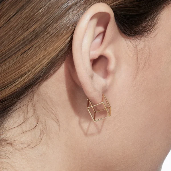 Square Earring 10^Shihara Outlet